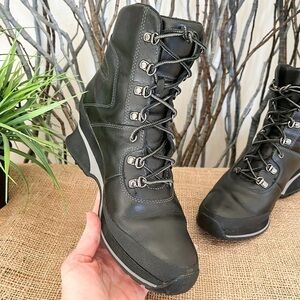 Timberland Lace-Up Wedge Boots Size 8